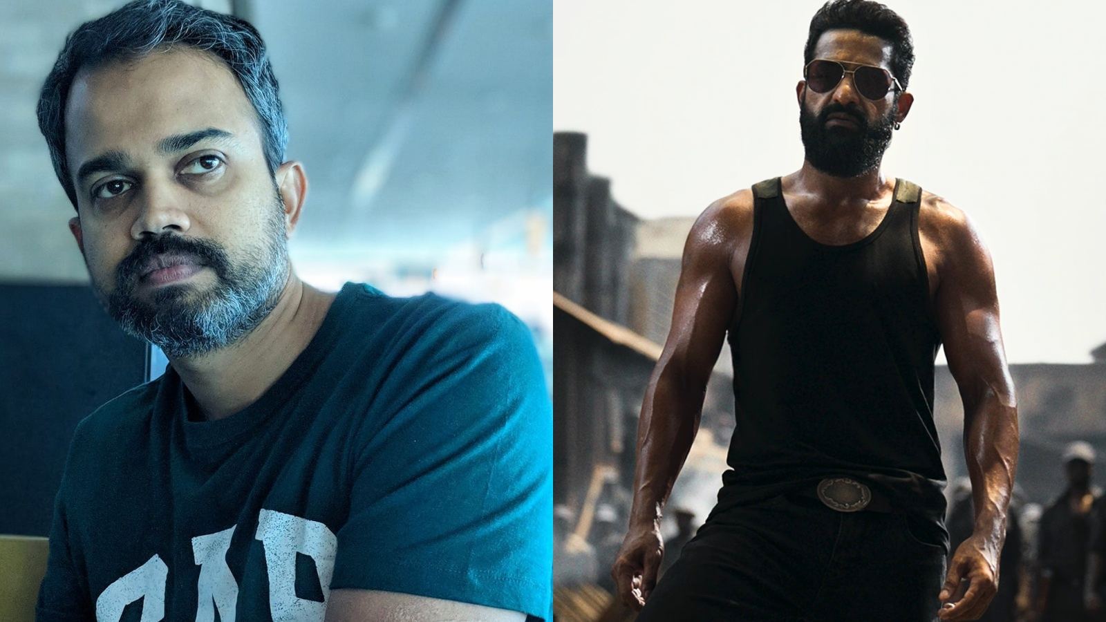 NTR in Dragon glimpse directed by Prashanth Neel with intense dark action visuals
