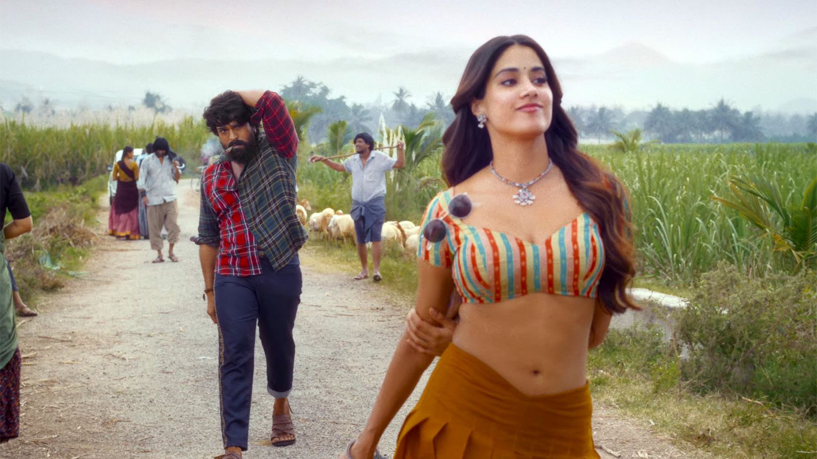 Janhvi Kapoor Peddi trailer look