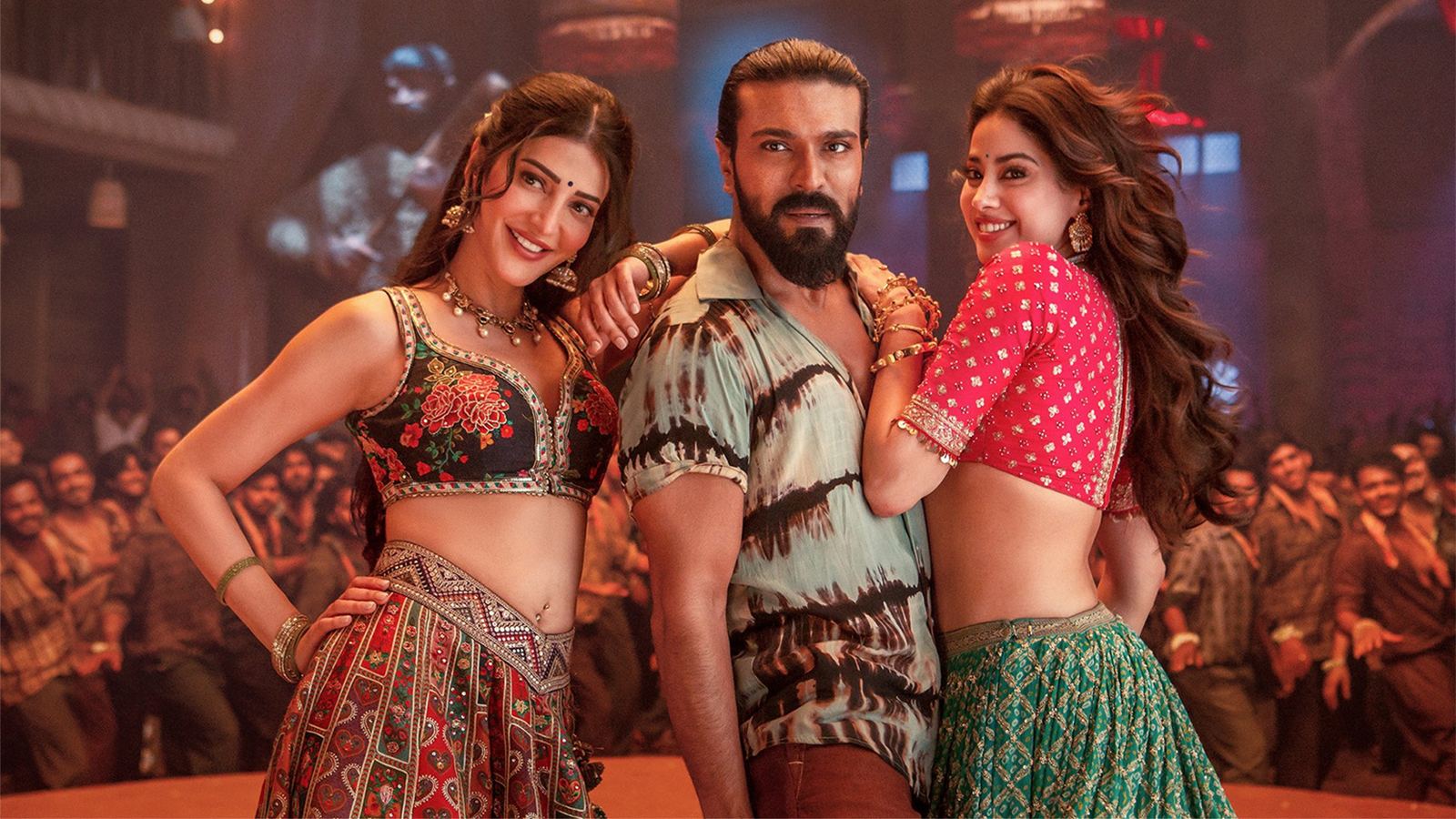 Ram Charan Peddi song Hellallallo still