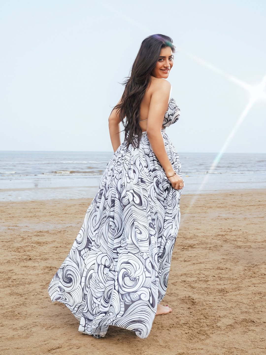 Rashi Singh Sizzling In Cutout Beach Dress