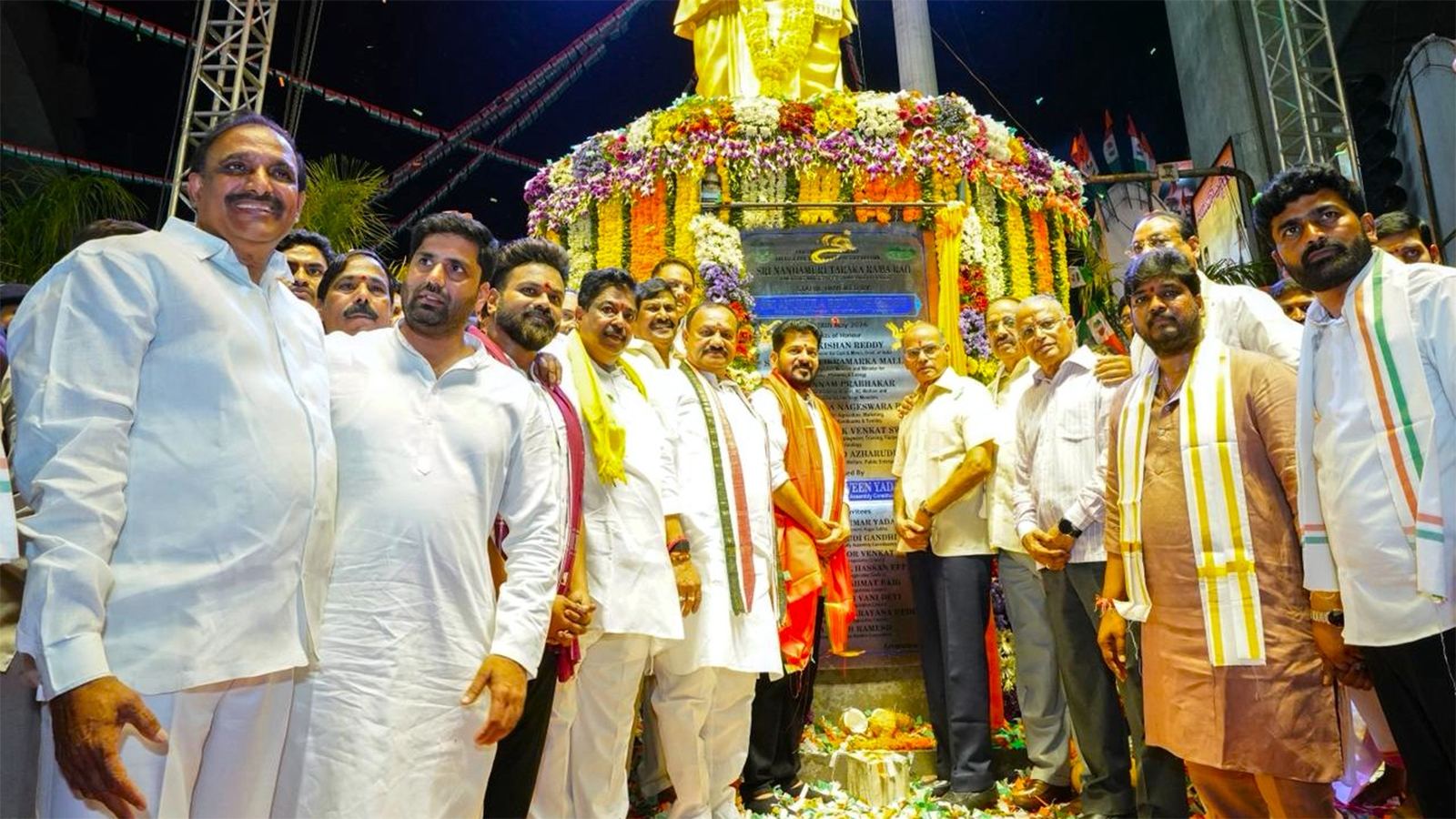 Revanth Reddy at NTR statue event