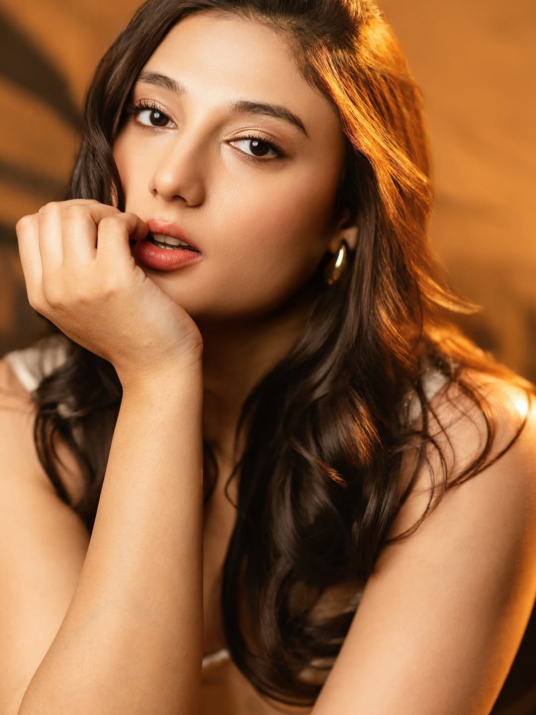 Ritika Nayak Thinking Pose Hand On Chin Portrait