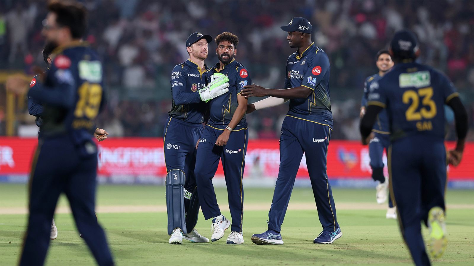 Gujarat Titans dominate Rajasthan Royals clash