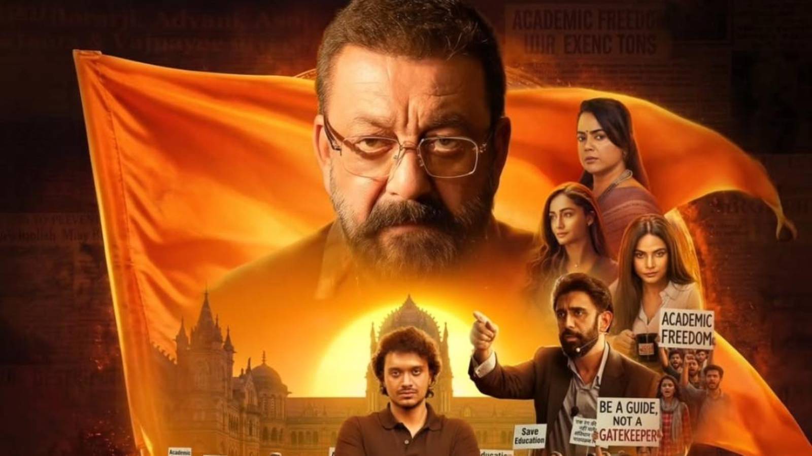 Sanjay Dutt in Aakhri Sawal movie scene