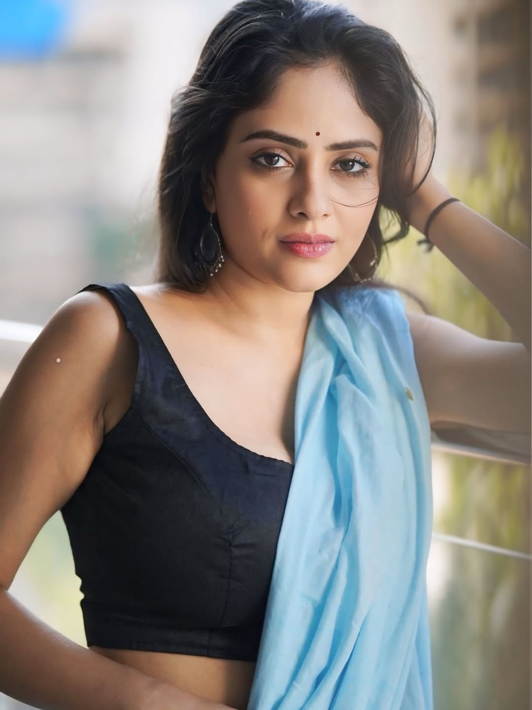 Sanya Thakur Intense Close Up Eye Gaze Portrait