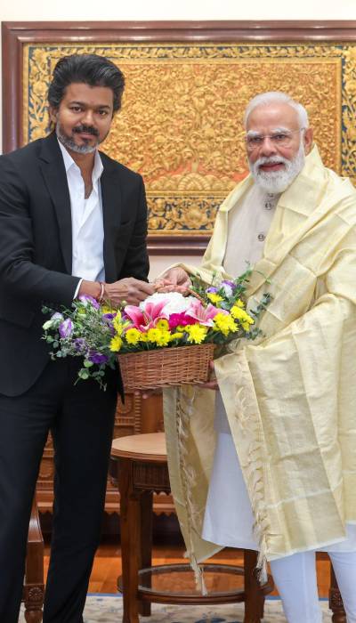 Tamil Nadu CM Vijay Met PM Modi