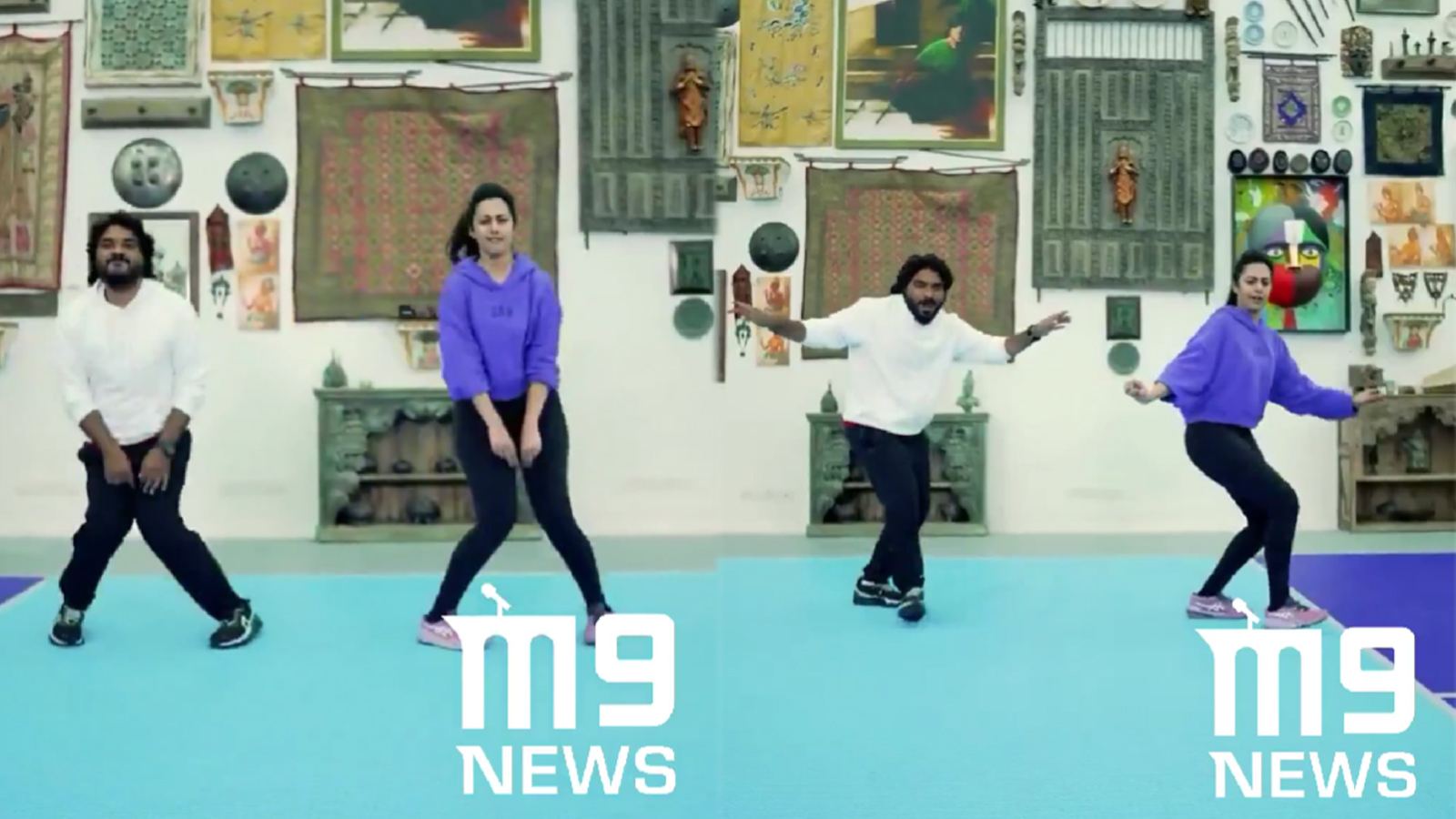 Tejaswini viral dance video moment