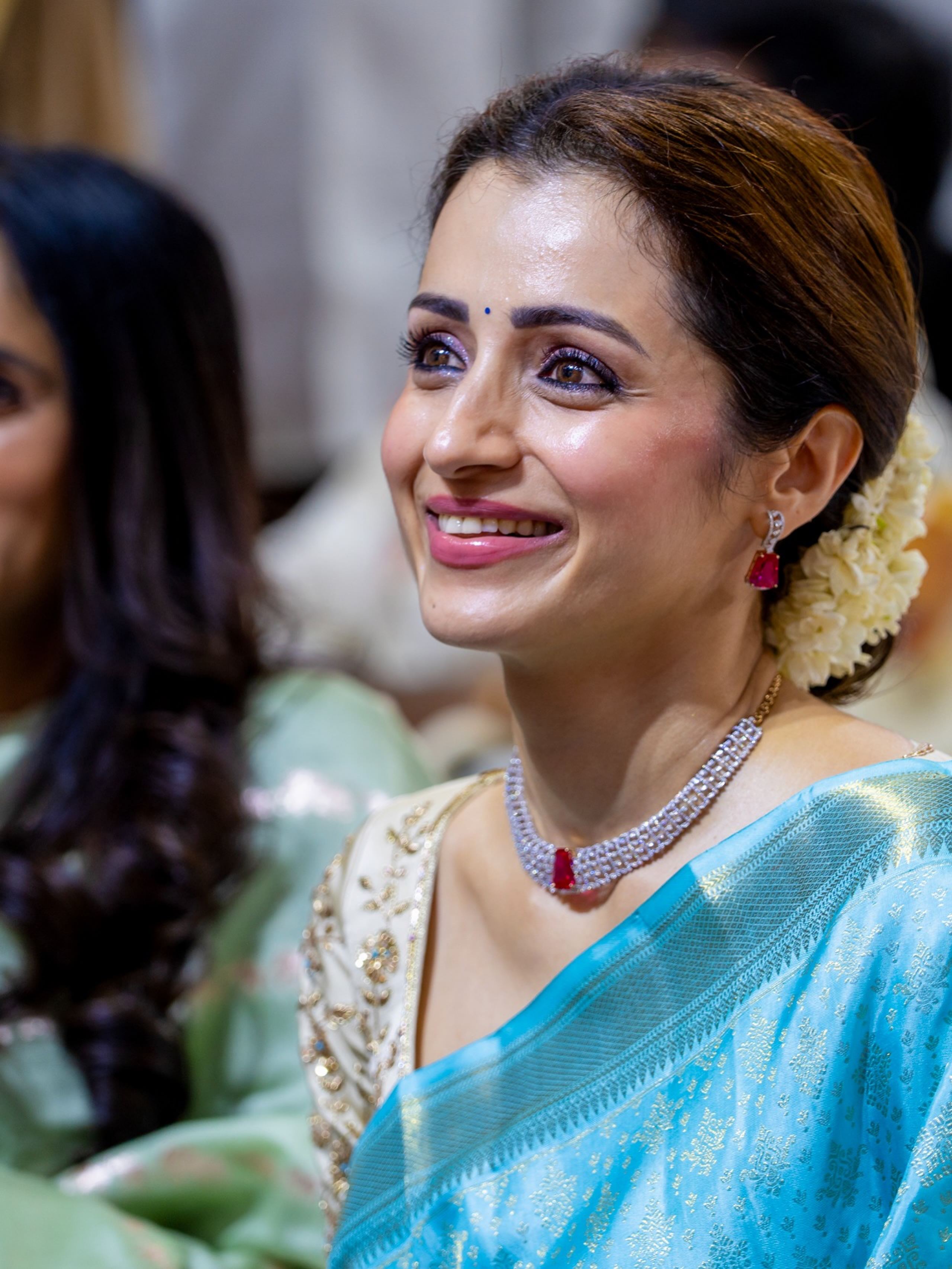 Photos: Trisha Turns Heads In Saree At CM Event