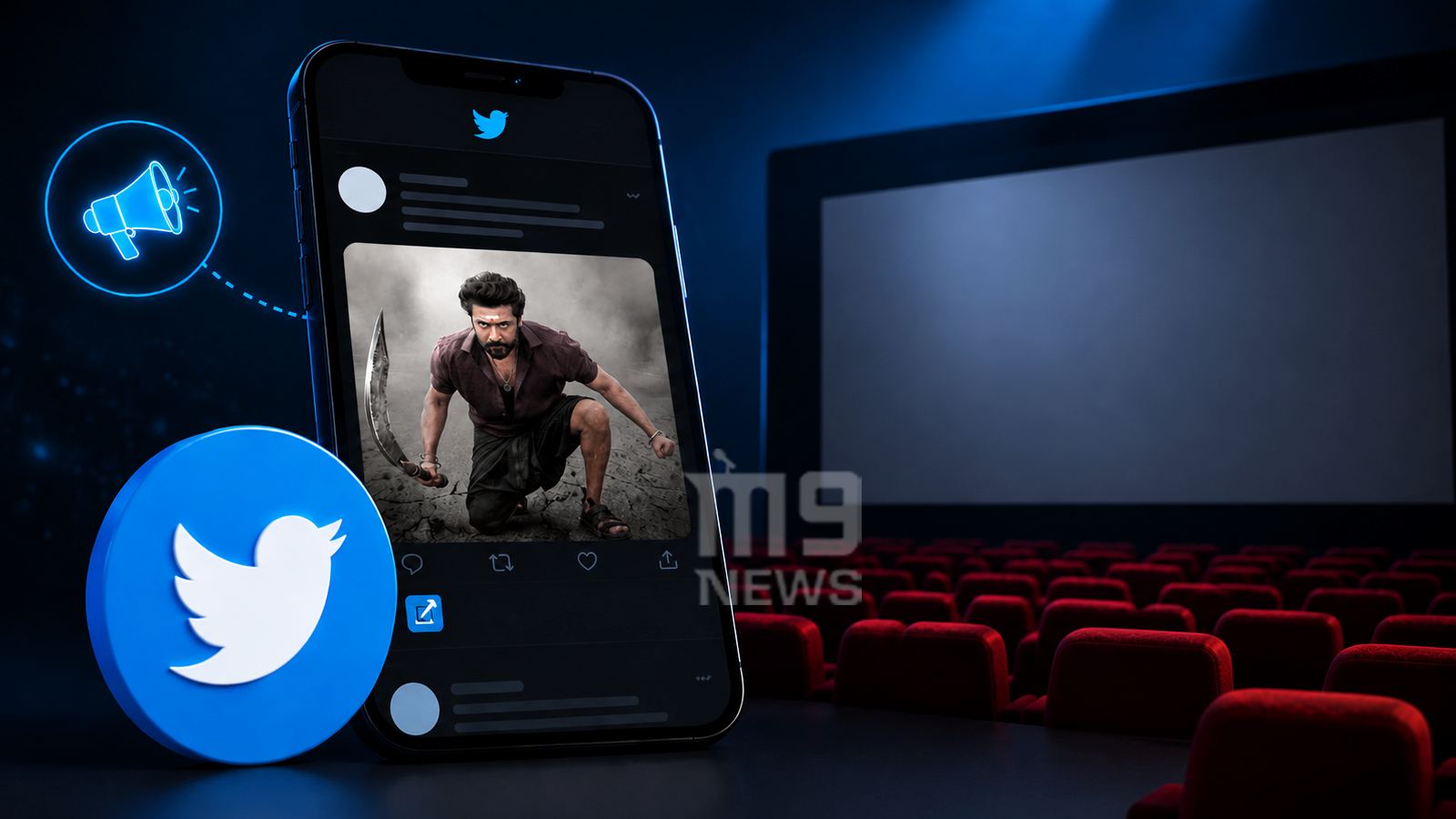 Twitter hype around movie releases