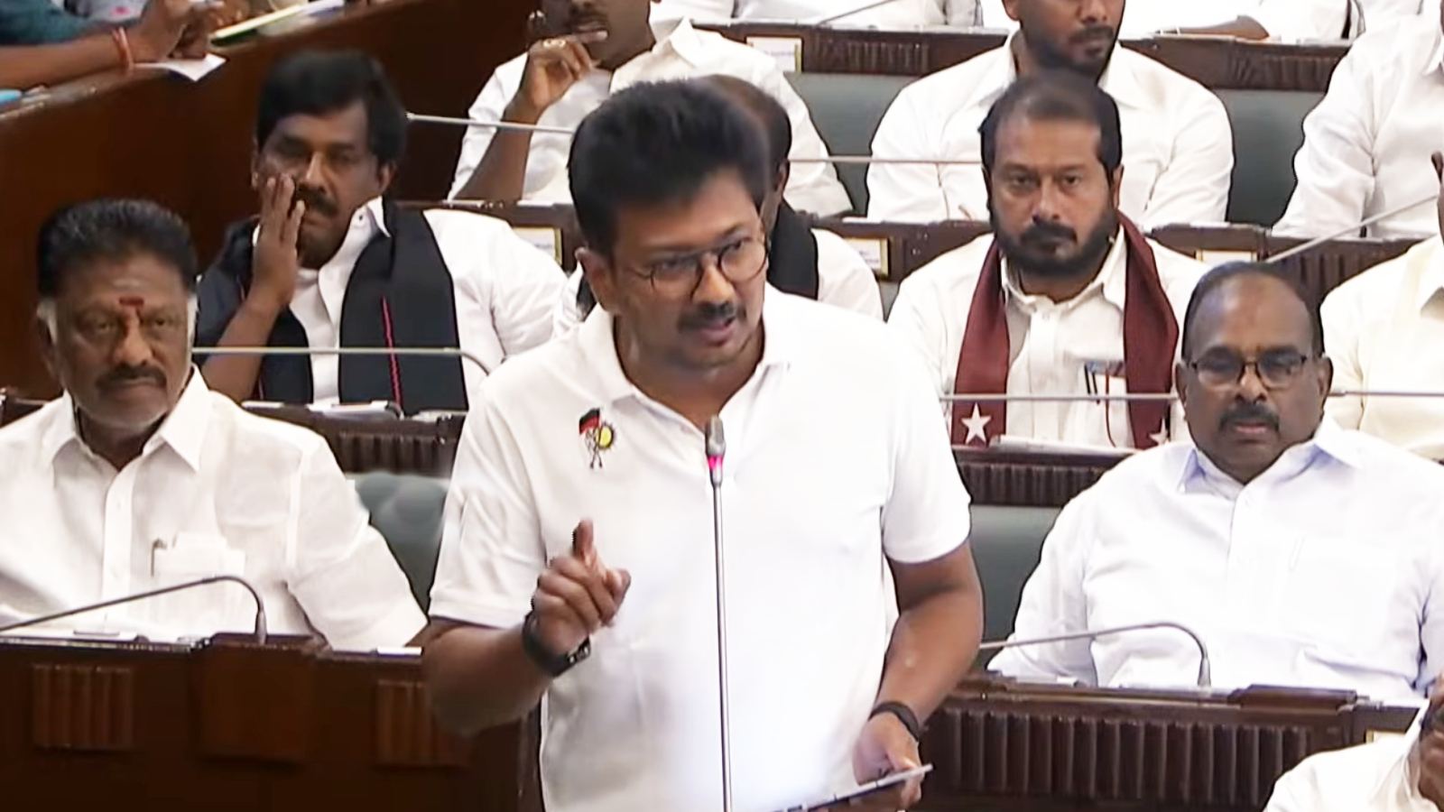 Udhayanidhi Stalin in Assembly