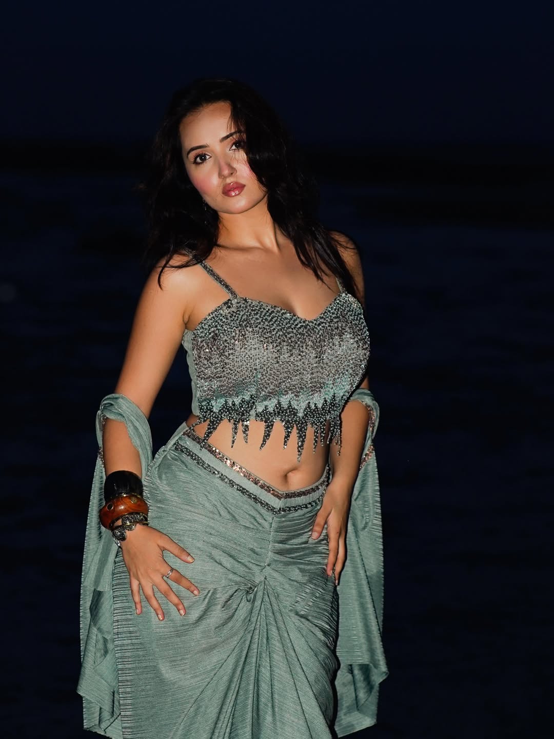 Varsha Rekhate Striking Elegant Pose With Hair