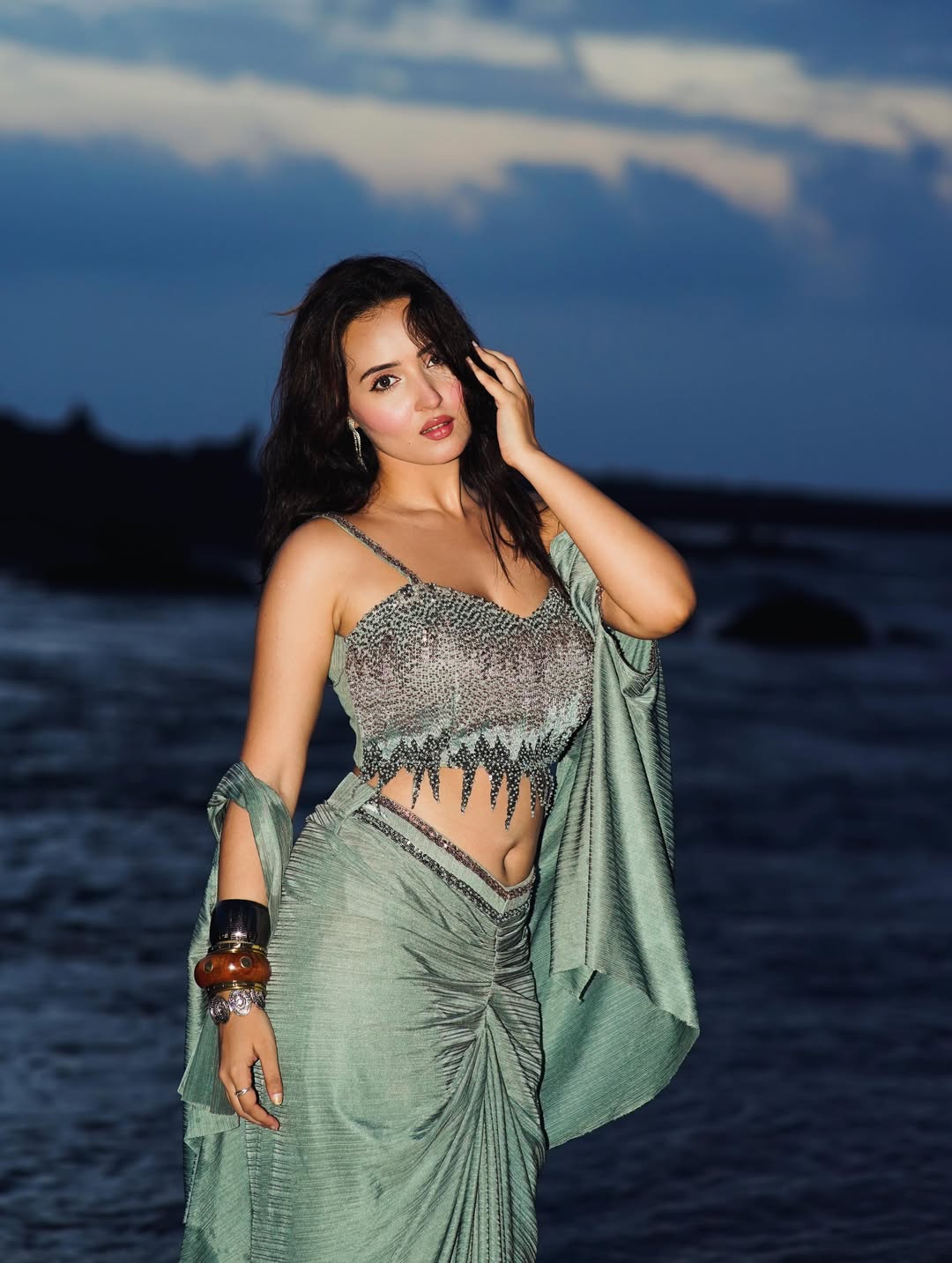 Varsha Rekhate Radiating Joyful Vibe At Night