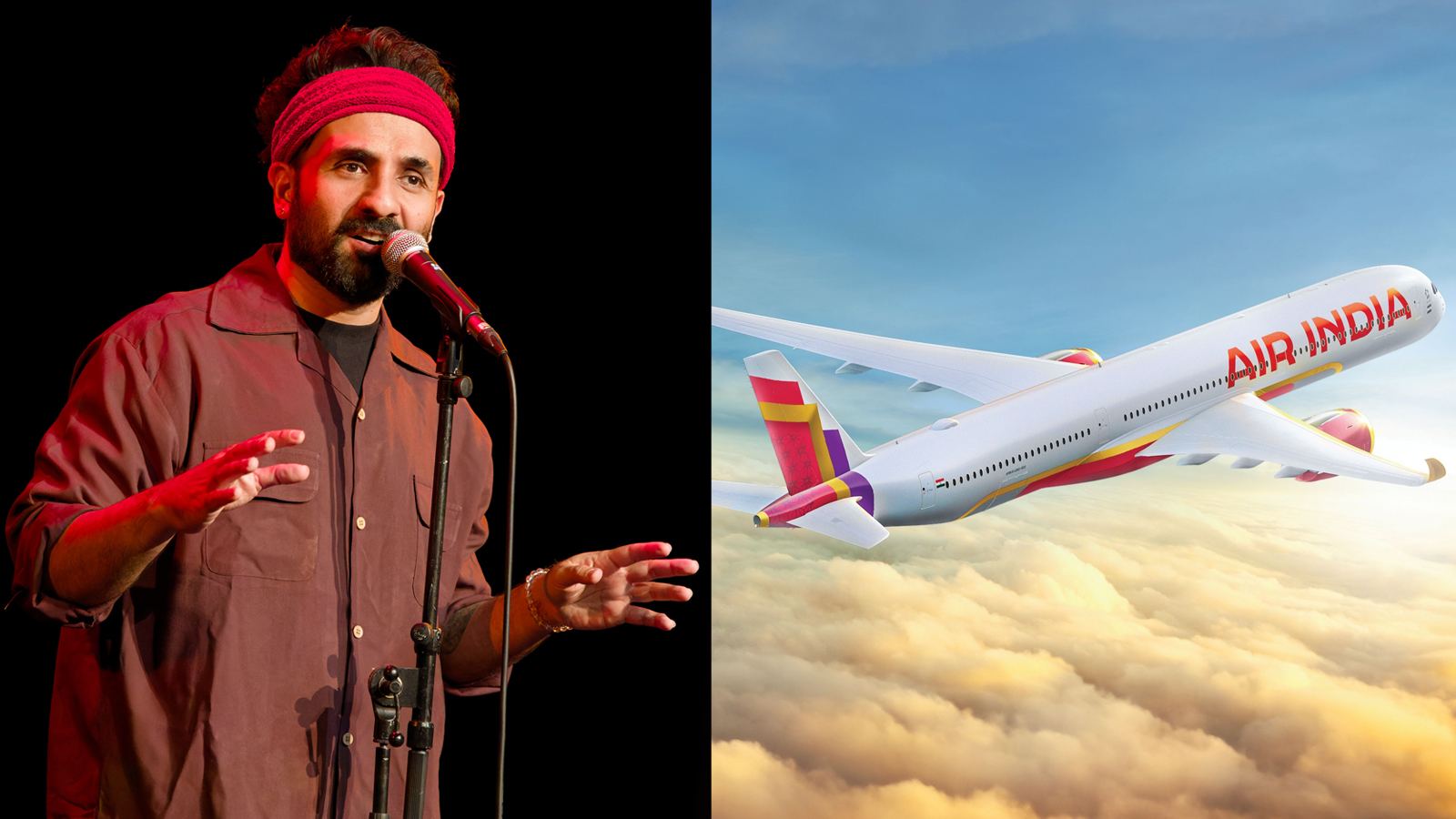 Vir Das Air India complaint issue