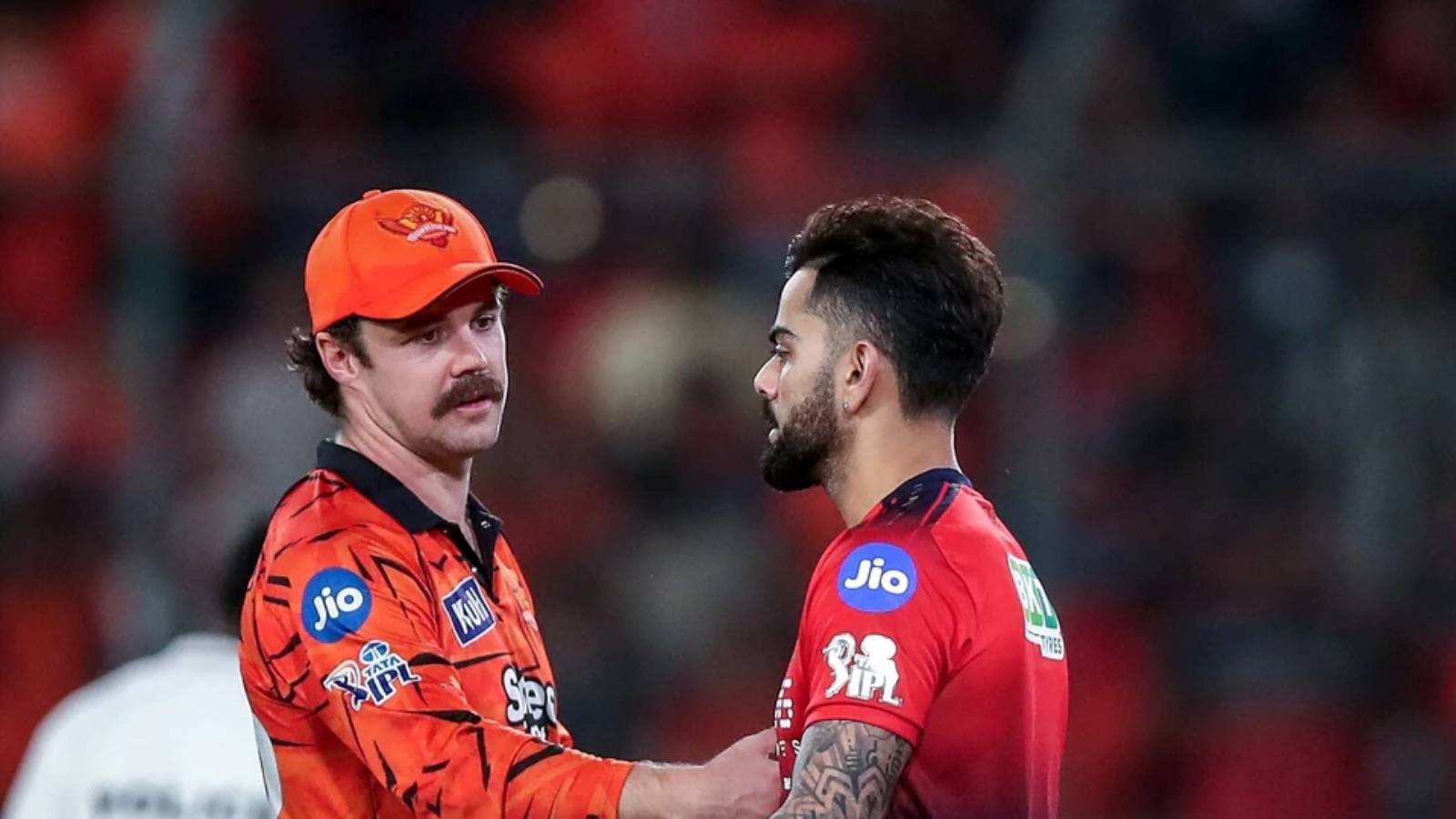 Virat Kohli and Travis Head viral moment