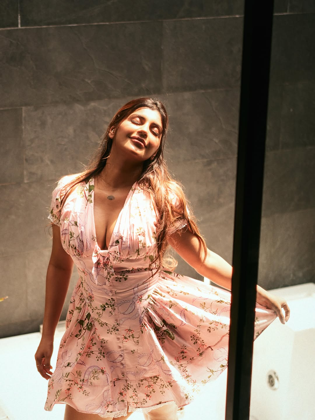 Yashika Aannand Sun Kissed Pose In Summer Outfit