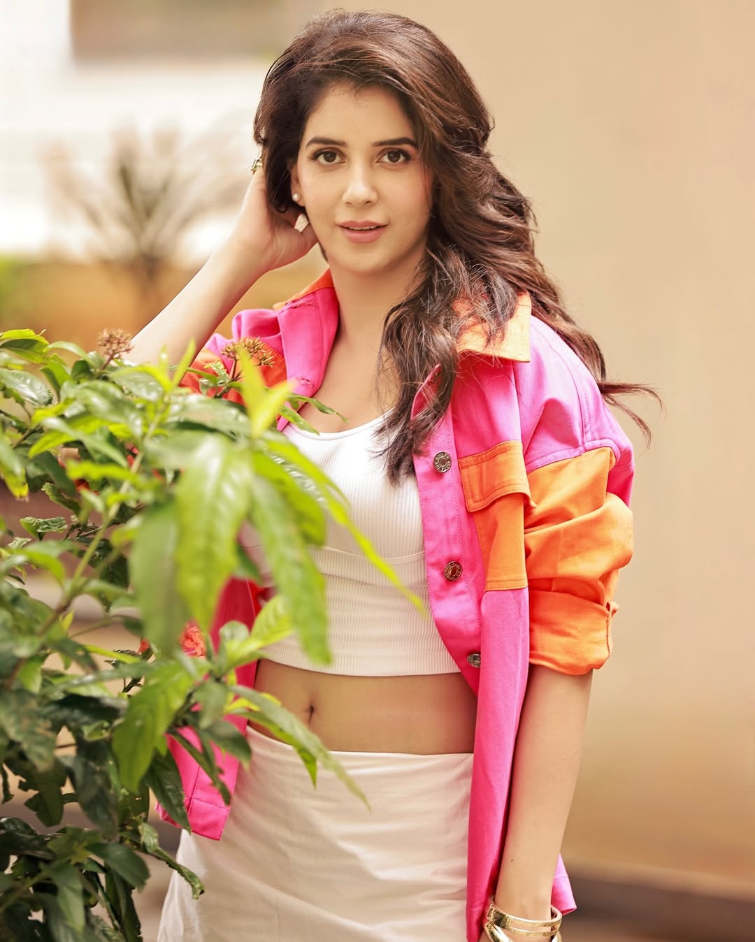 Aarnaa Vohra Sensual Hair Flip Outdoor Fashion