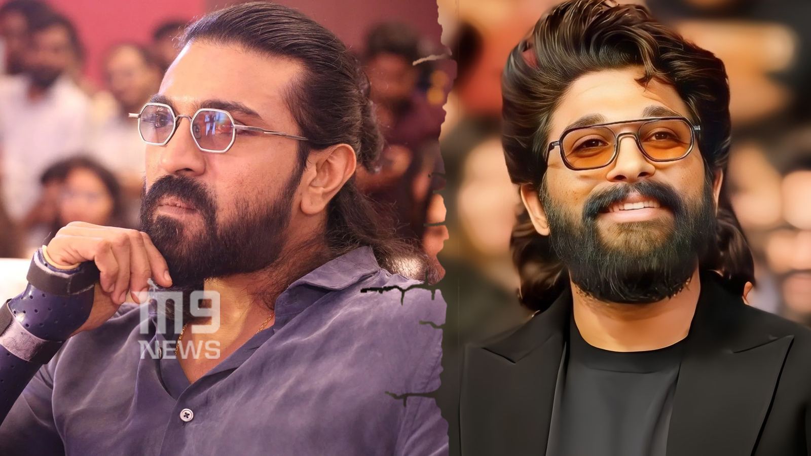 Allu Arjun and Ram Charan