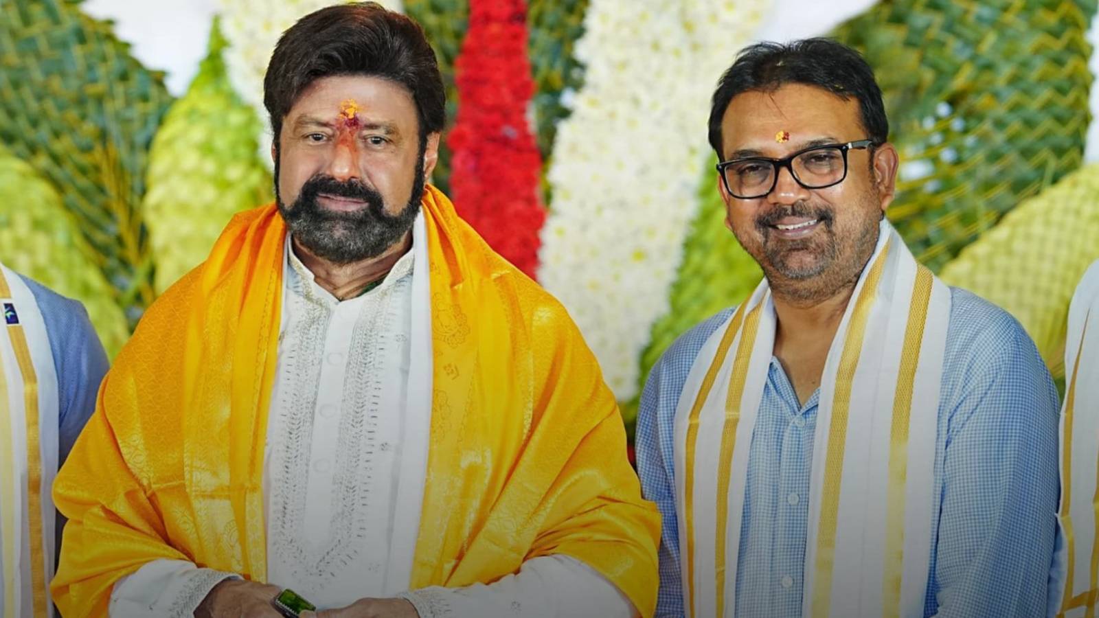 Balayya and Koratala Siva at film launch