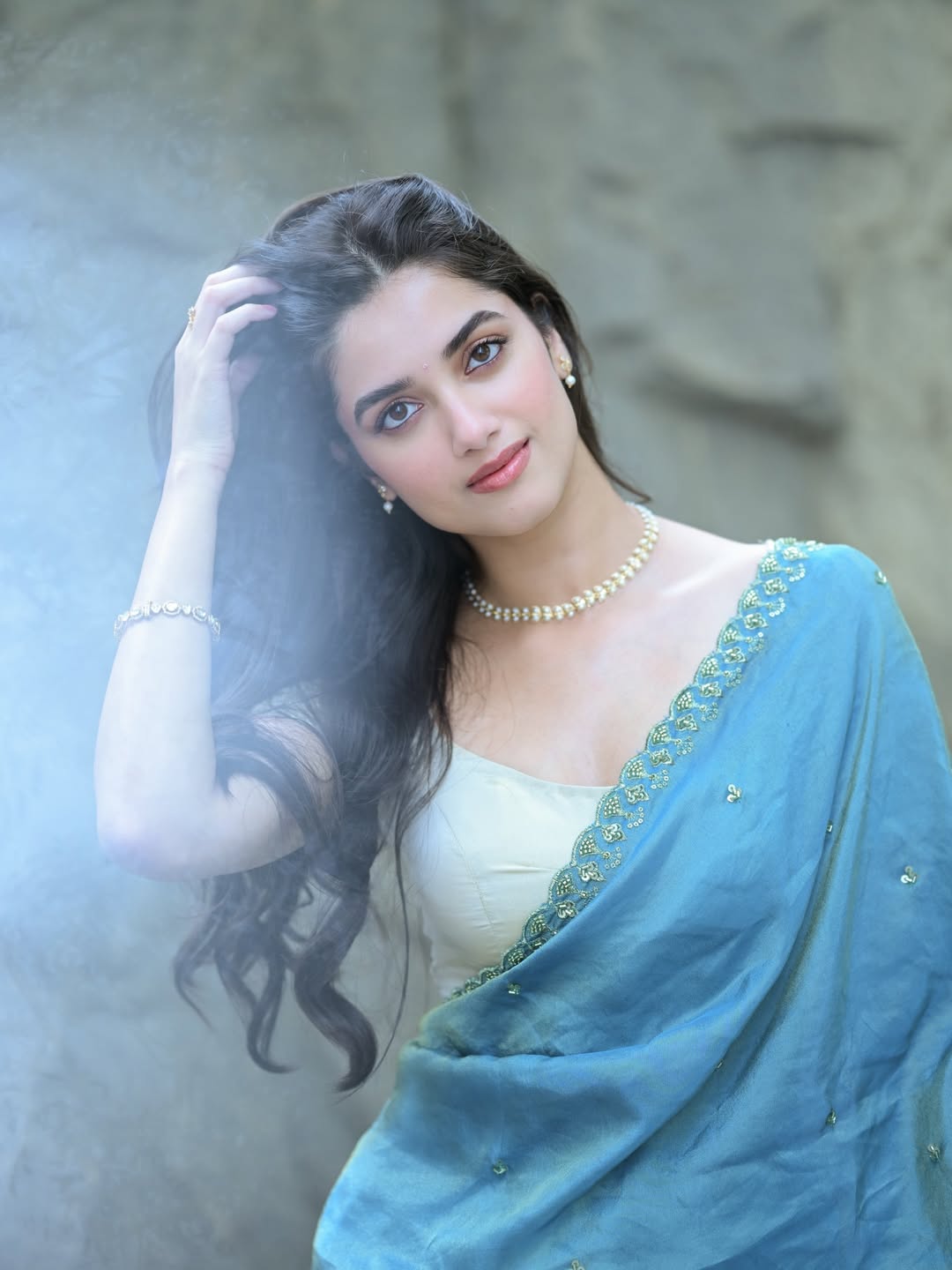 Bhagyashri Borse Exuding Joyful Carefree Vibe Out