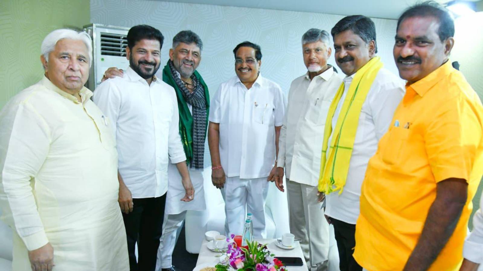 Chandrababu Naidu, Revanth Attend Tungabhadra Dam Event