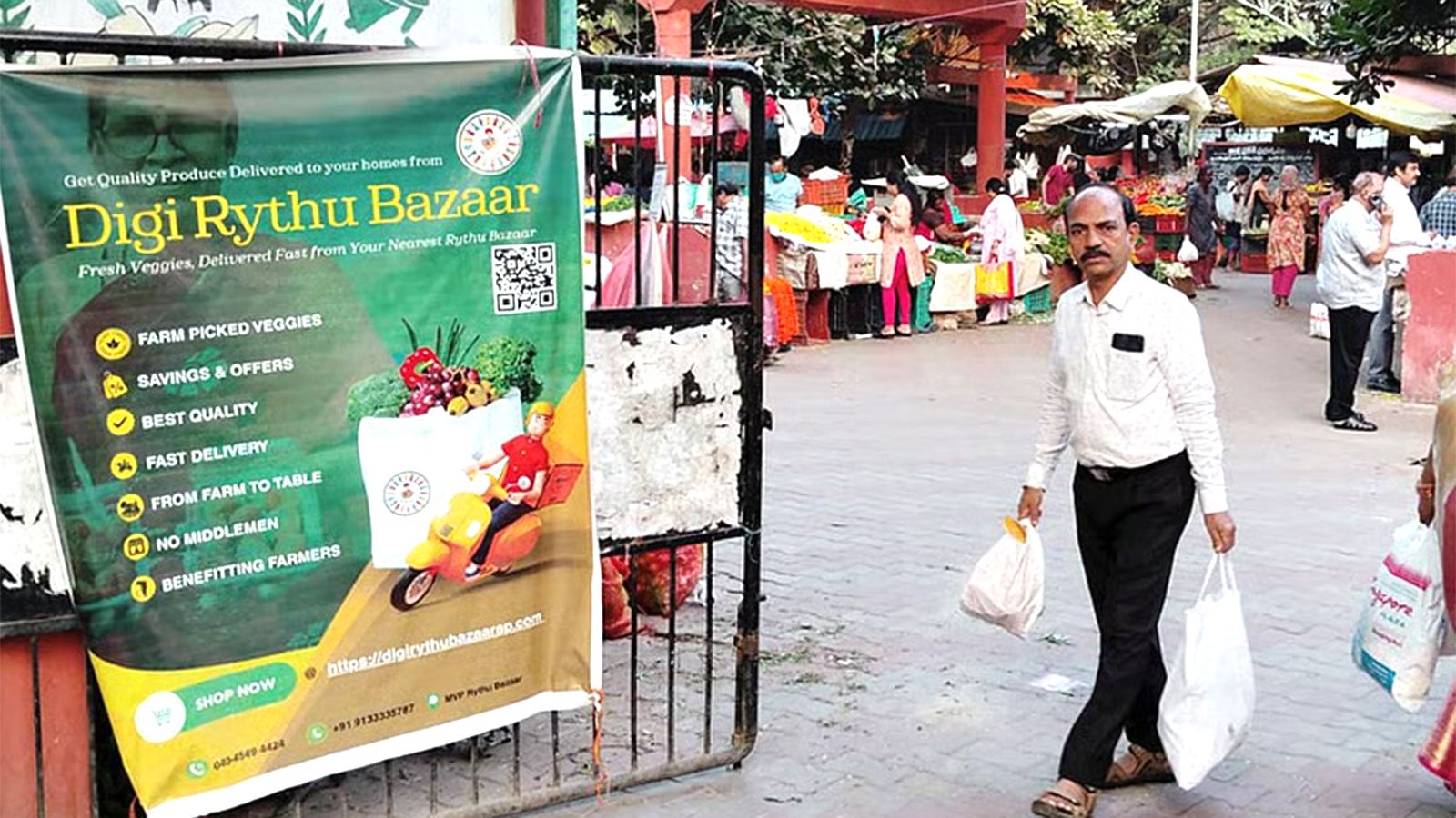 Digi Raitu Bazar farmer delivery platform