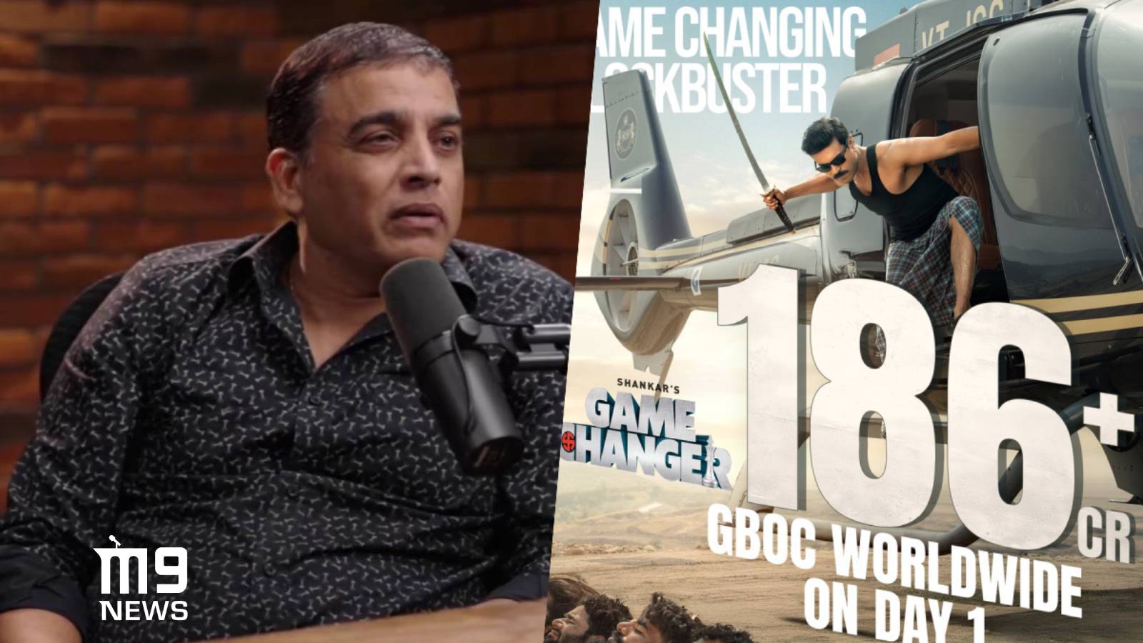 Dil Raju on Game Changer Collections Poster