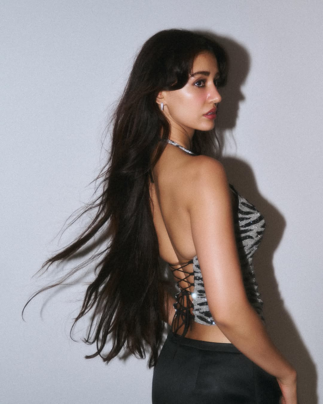 Disha Patani Looking Over Shoulder Corset Back