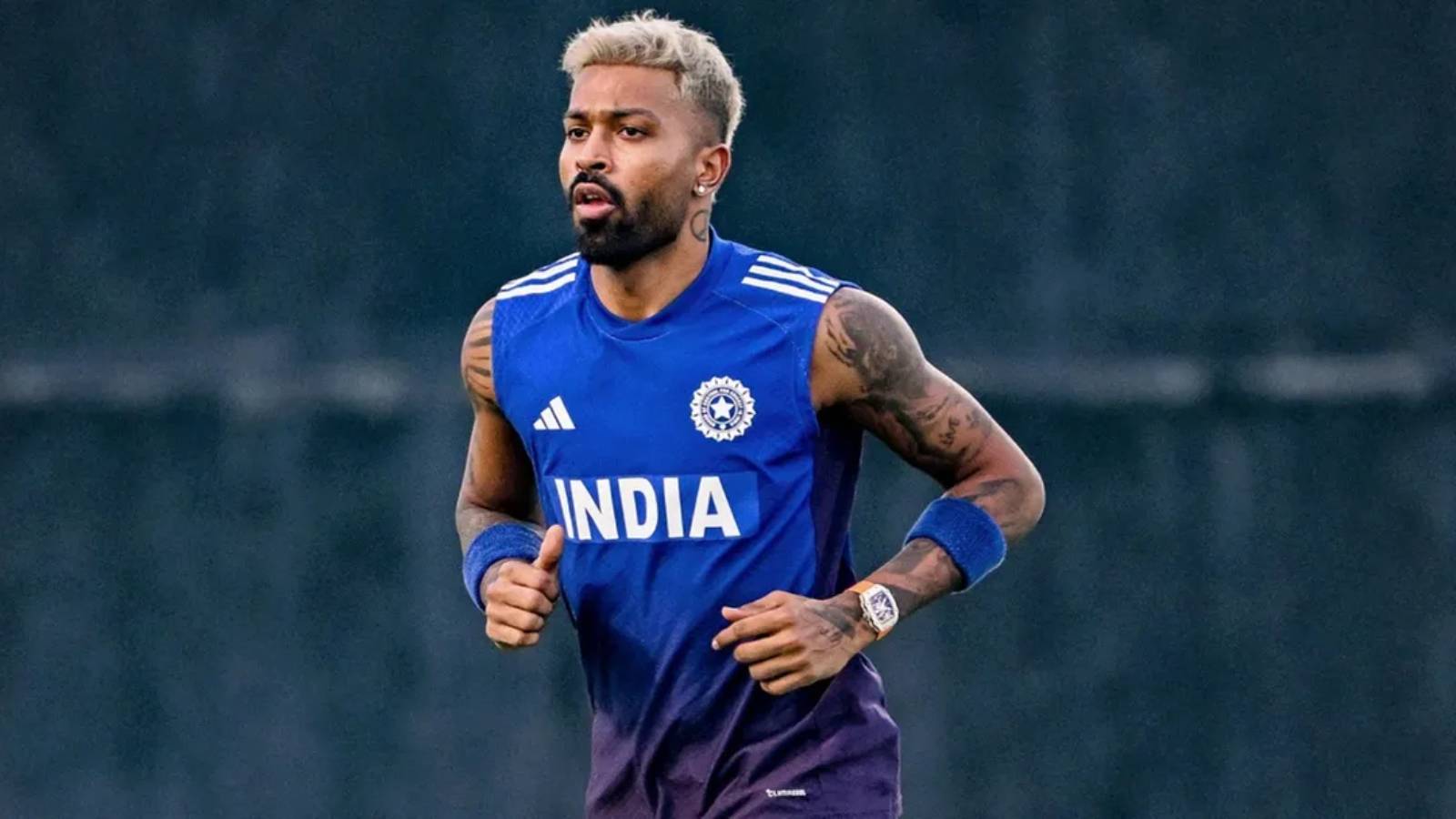 Hardik Pandya training in Bengaluru