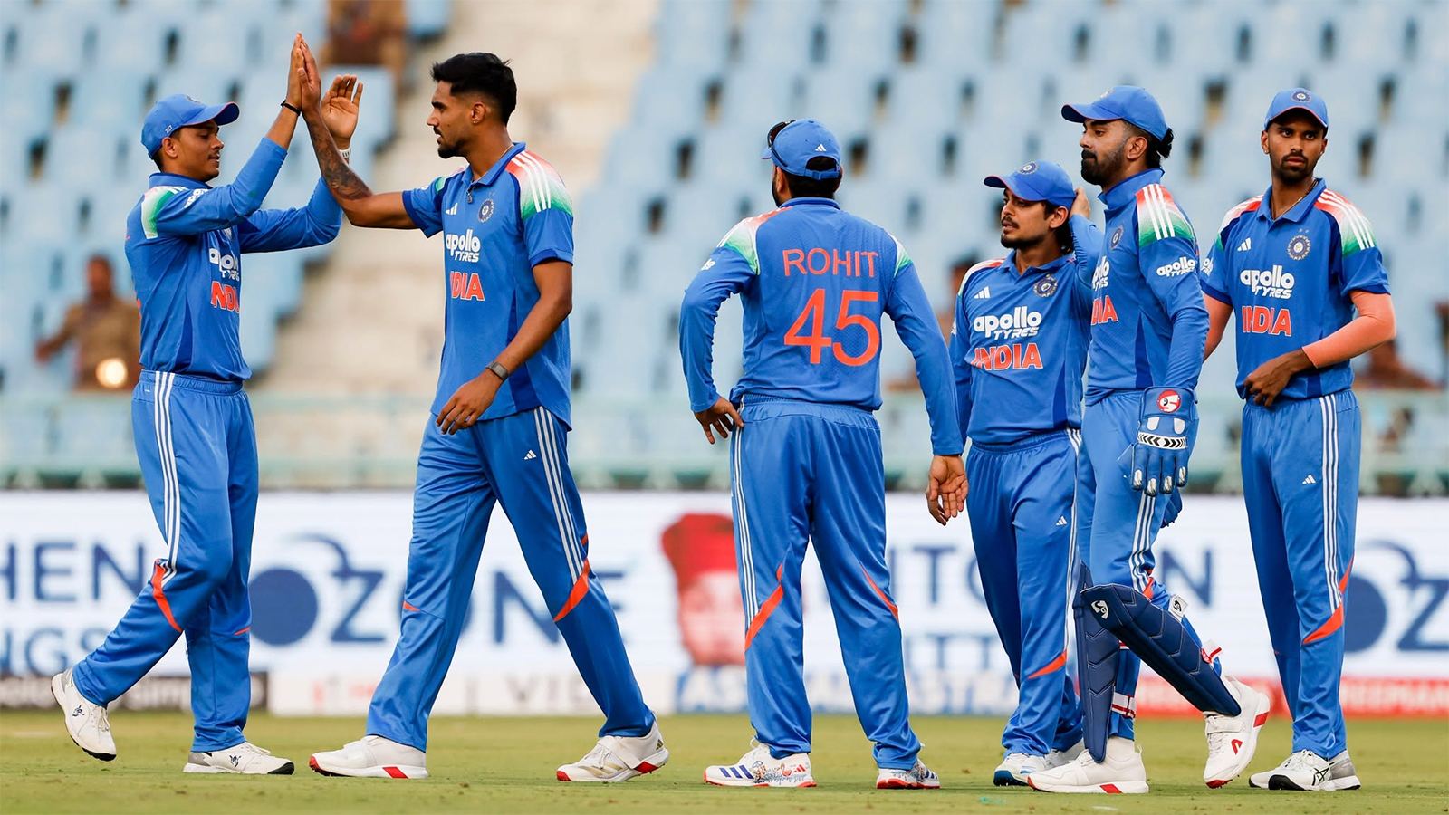 India celebrate ODI series win over Afghanistan