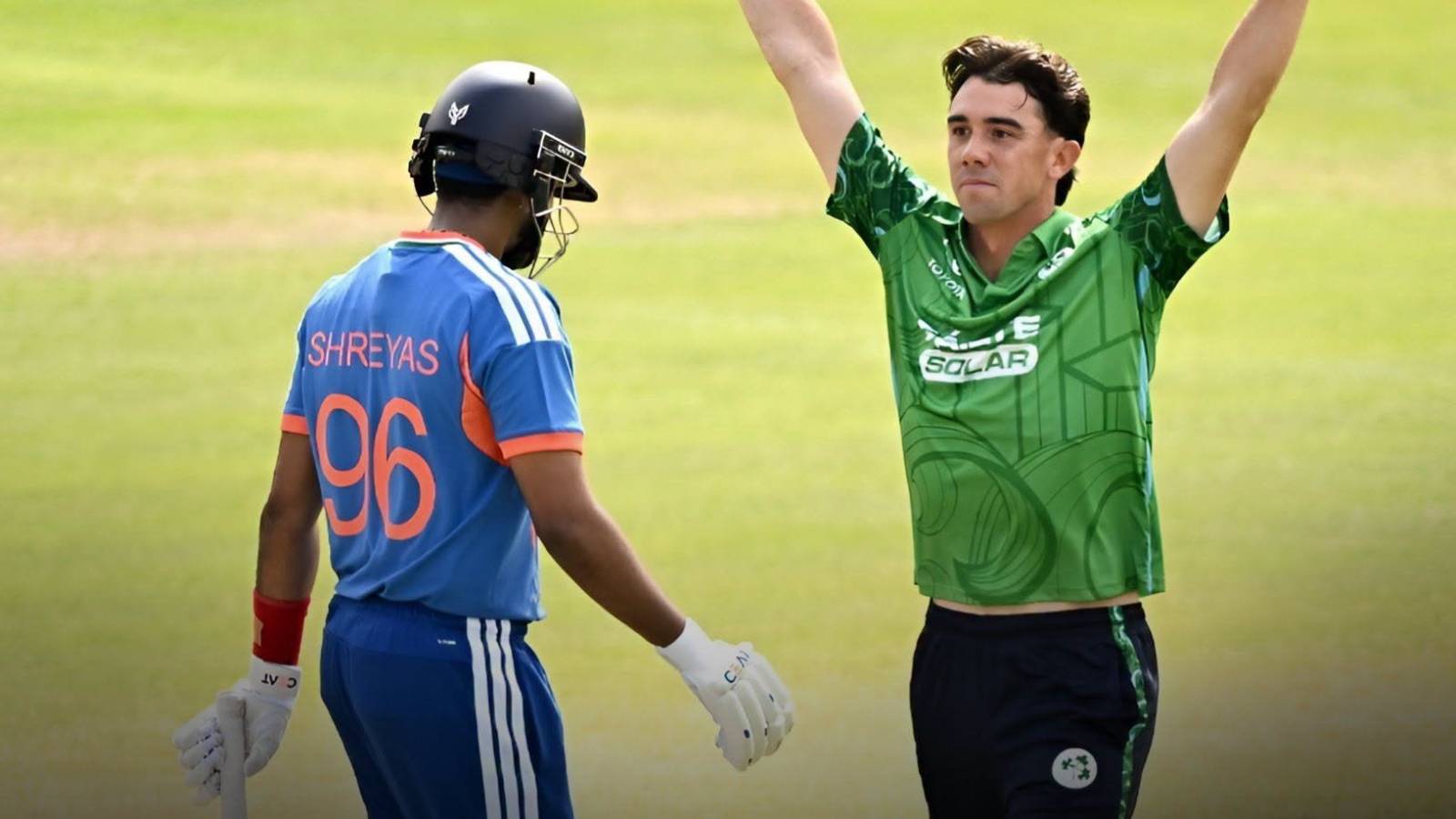 Ireland celebrate historic T20I win over India