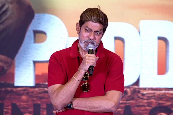 Jagapathi Babu at Peddi thank you meet