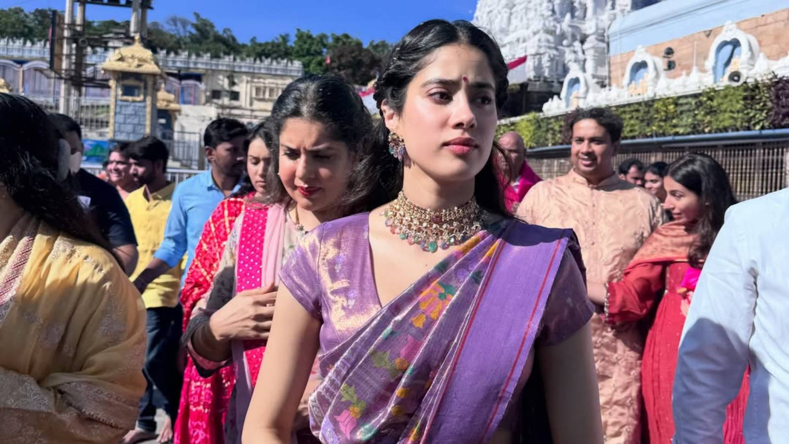 Janhvi Kapoor Visits Tirumala After Peddi Release Buzz