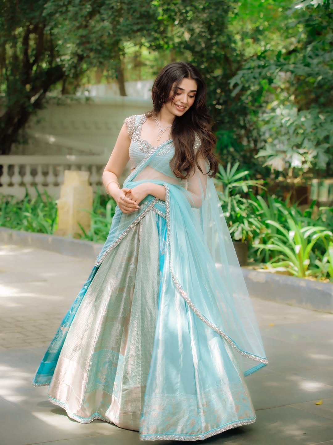 Krithi Shetty Elegant Full Length Traditional Pose
