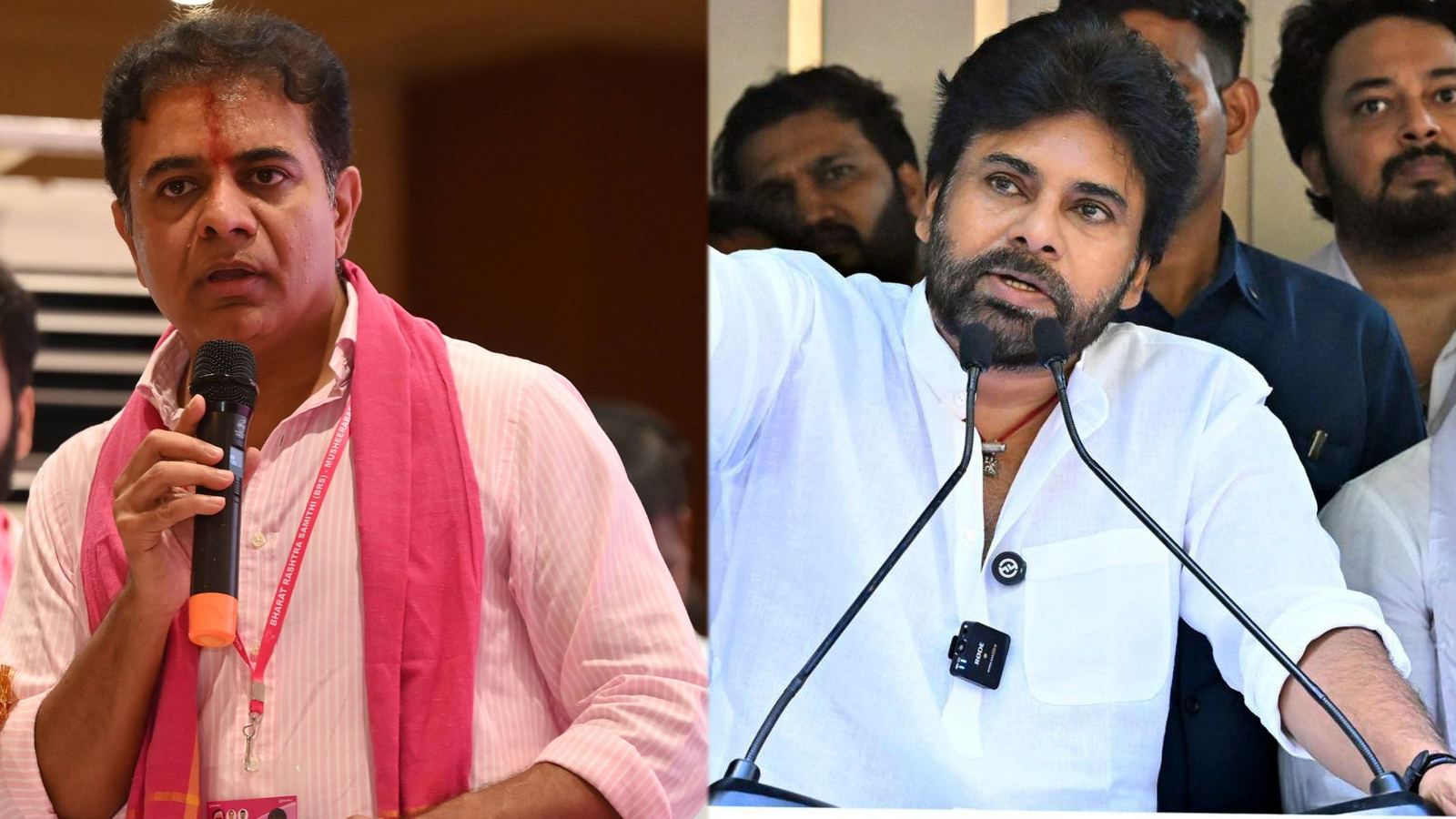 KTR and Pawan Kalyan political exchange
