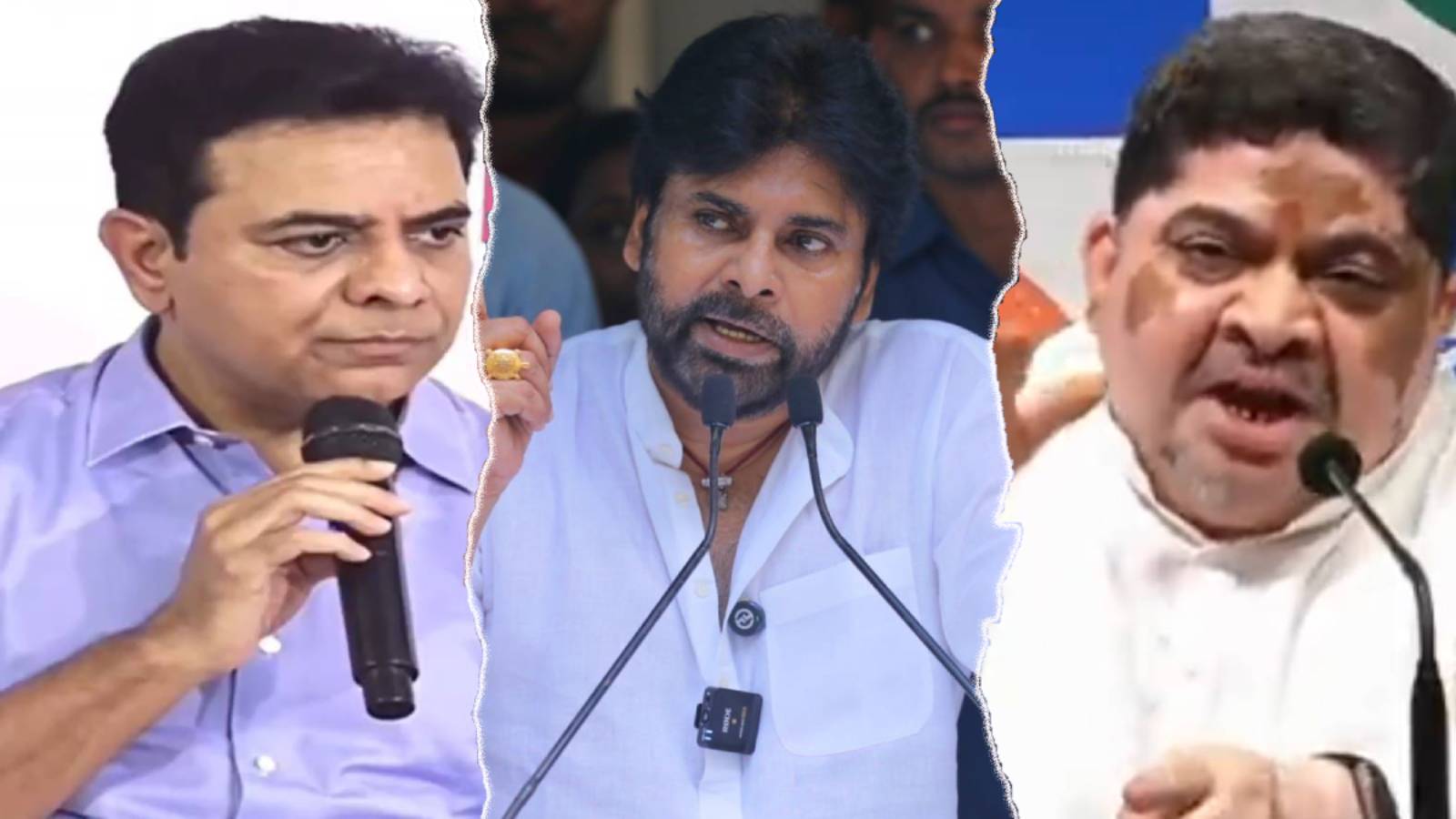 KTR, Ponnam React to Pawan Kalyan’s Telangana Remarks