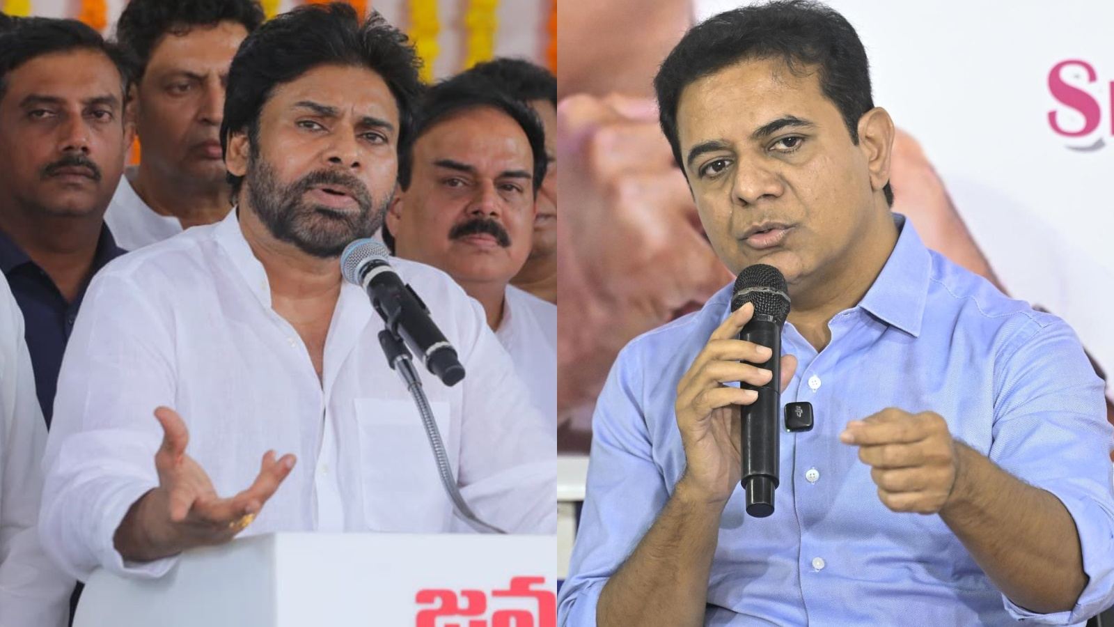 KTR responding to Pawan Kalyan's comments about Telangana and Janasena's political plans