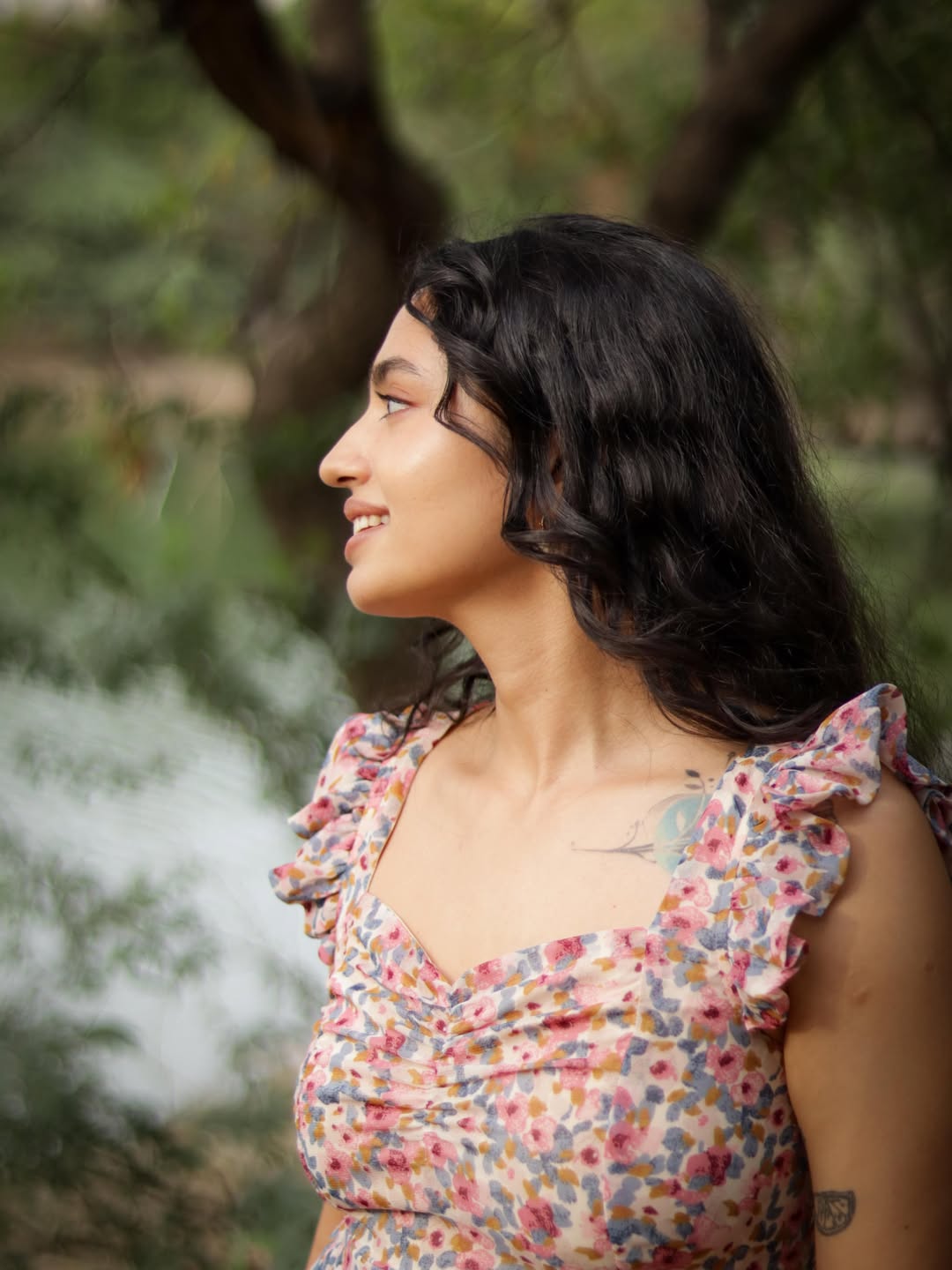 Malavika Nair Radiates Natural Glamour In Daylight