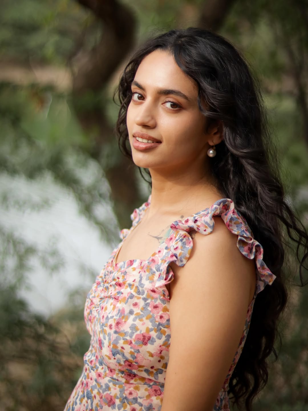 Malavika Nair Smiles Brightly In Outdoor Photoshoot