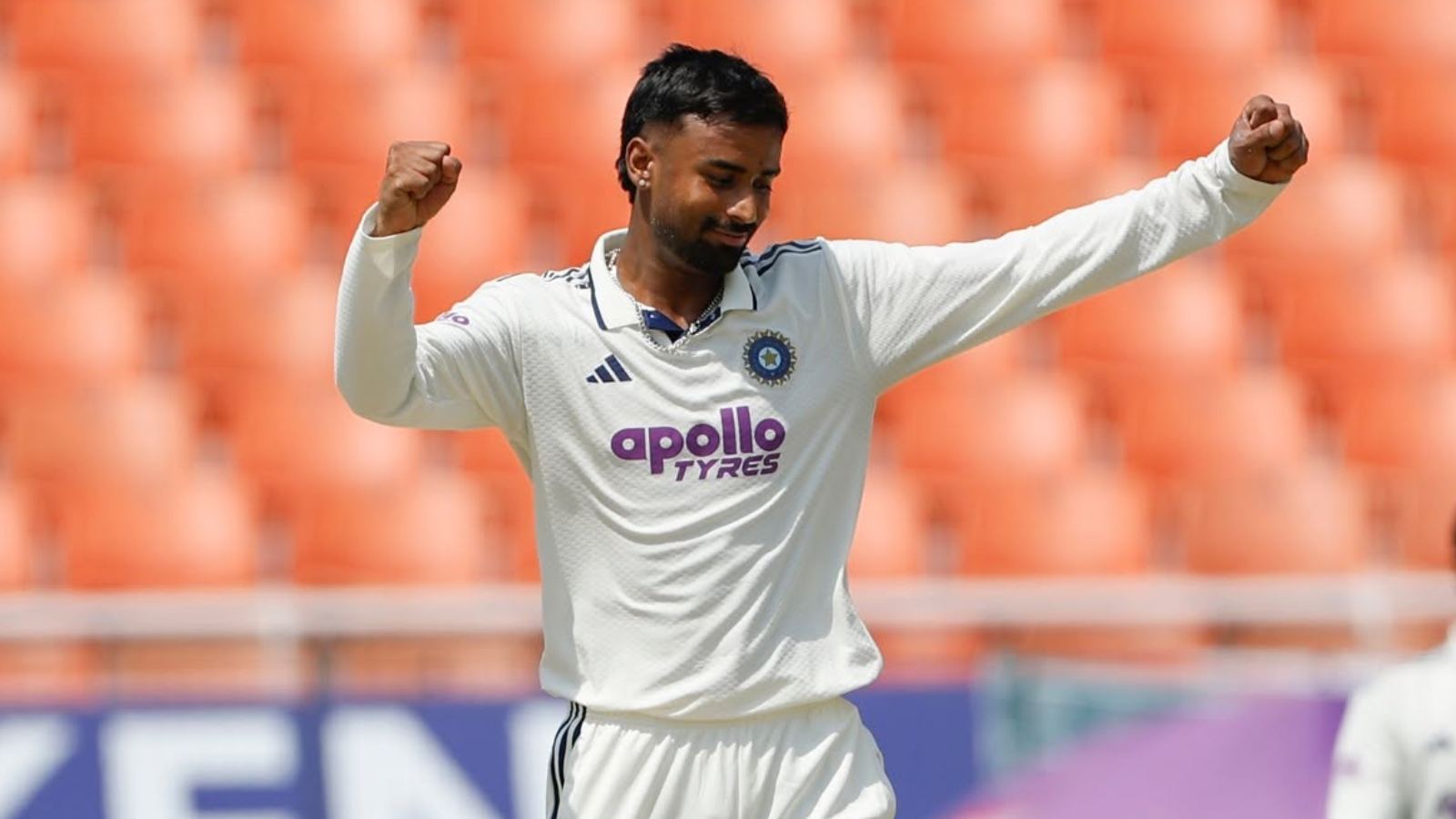 Manav Suthar shines on Test debut