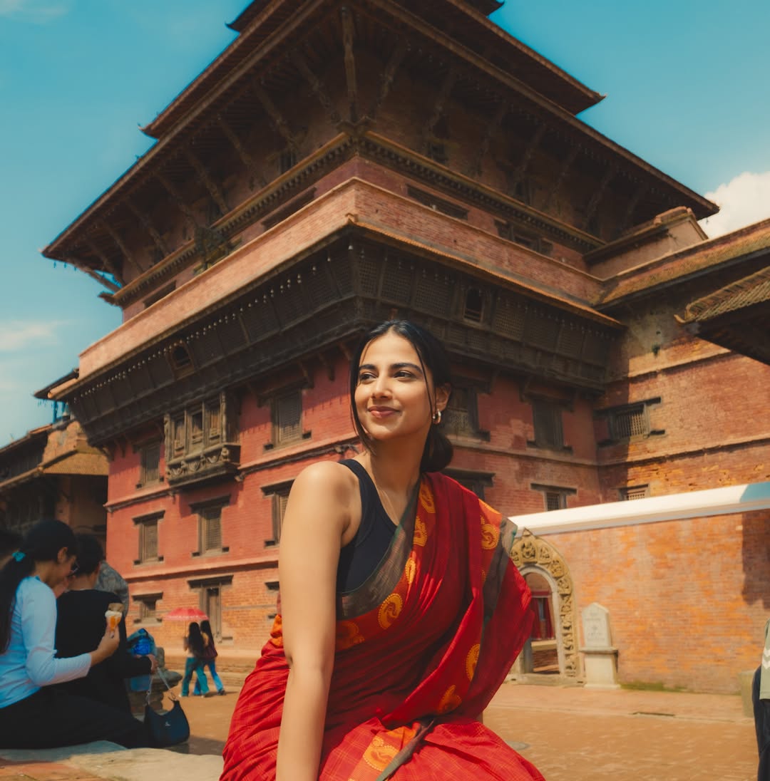 Meenakshi Chaudhary Modern Ethnic Fashion Mood