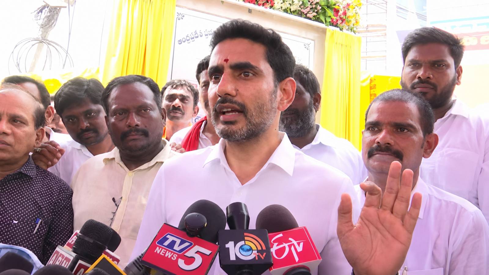 Nara Lokesh Open Challange on DSC alligations