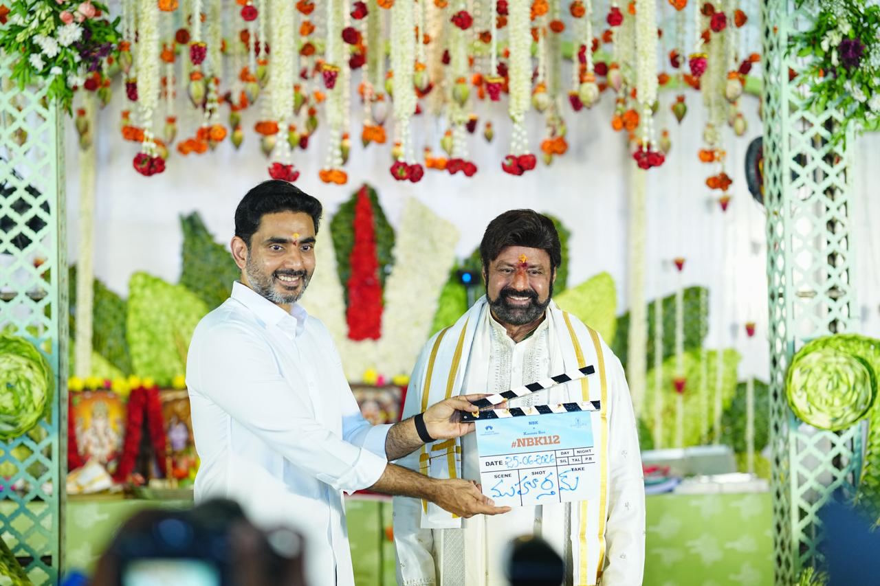 Nara Lokesh Clap For NBK 112 Movie