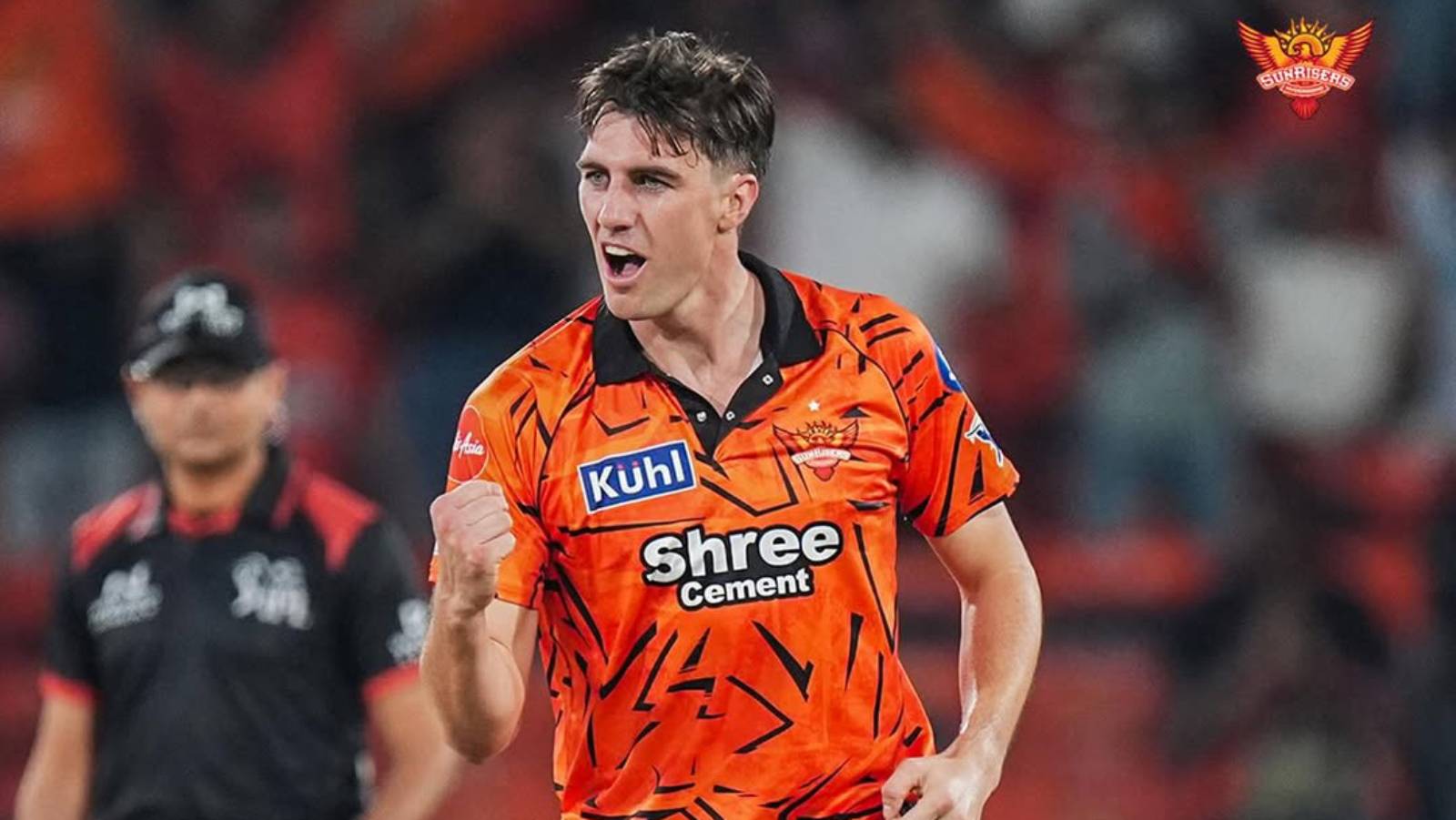 Pat Cummins during Sunrisers Hyderabad match