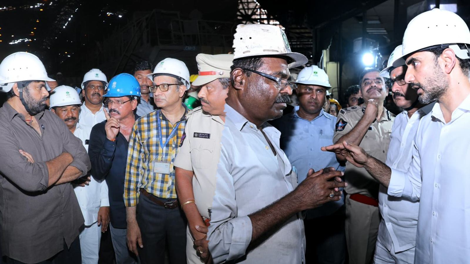 Pawan Kalyan at Steel Plant