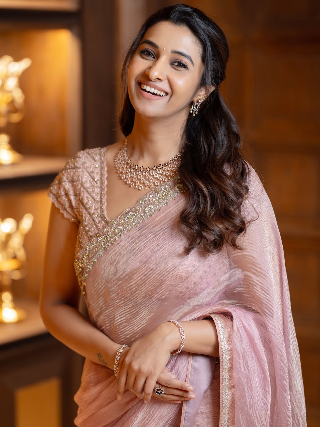 Priya Bhavani Shankar Radiant Festive Smile Pose