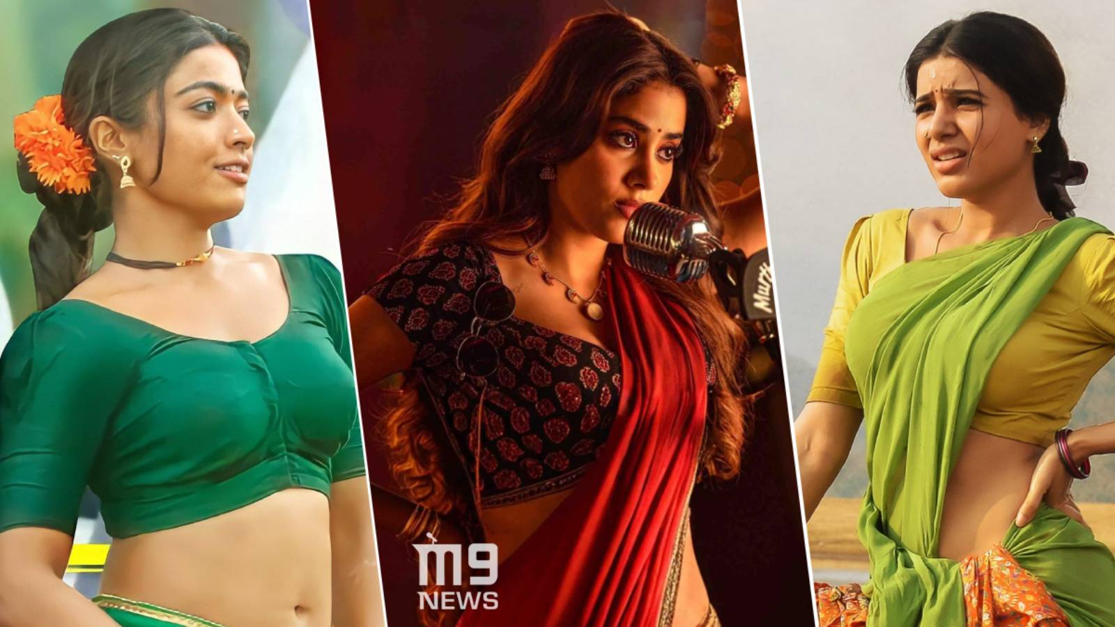 rashmika-samantha-janhvi-kapoor-sukumar-heroines