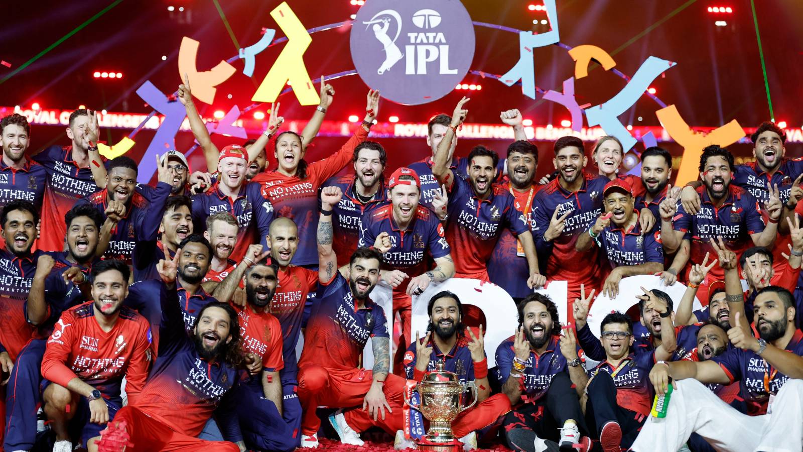 RCB celebrates IPL 2026 title victory