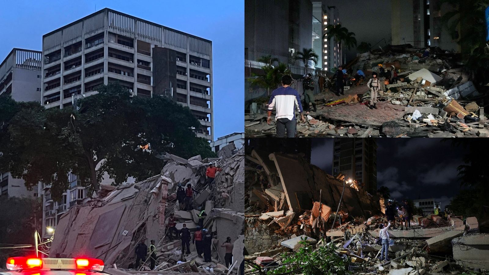 Rescue operation after Venezuela earthquake