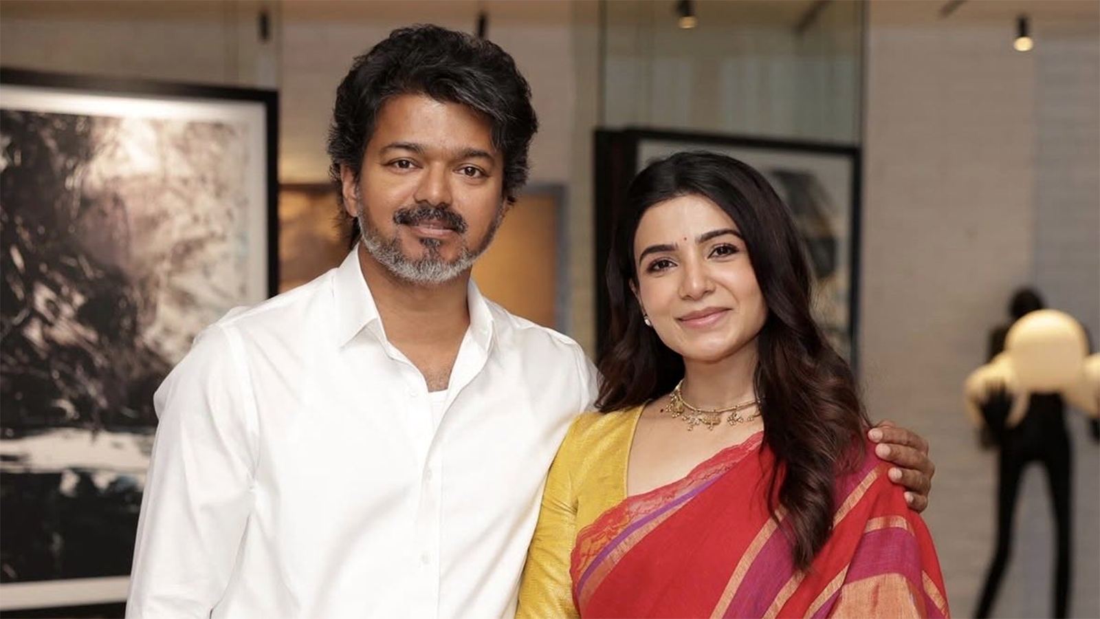 Samantha and Vijay meet in Chennai