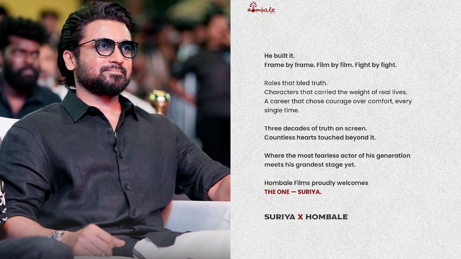 Suriya Hombale Films Gnanavel Film